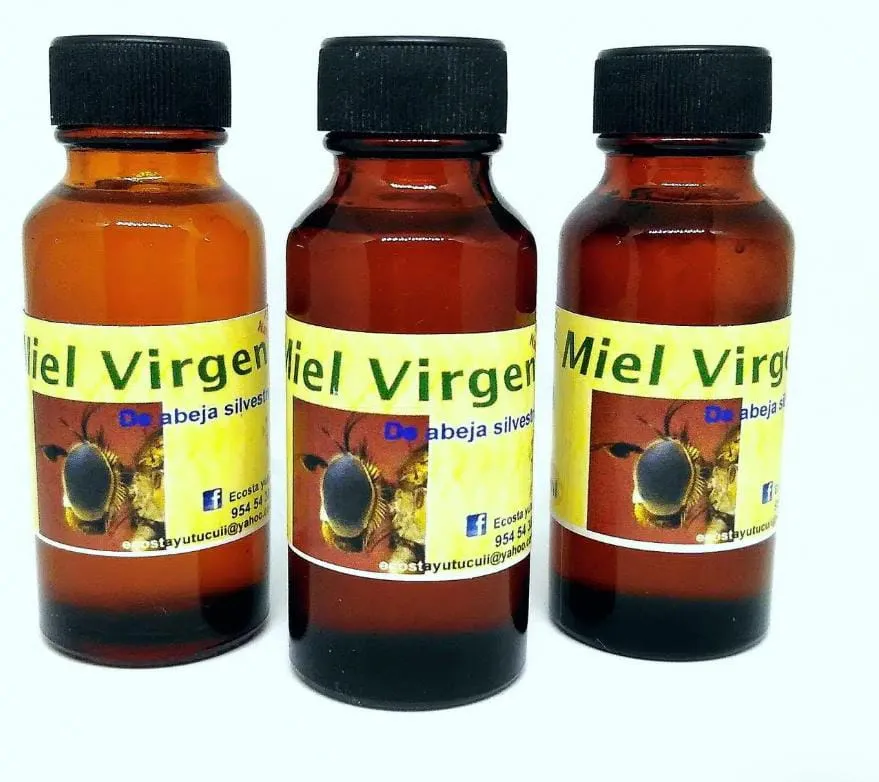 Endulzantes miel de abeja x350grs